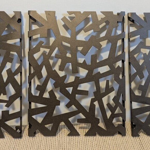 Umbra bronze wall art, three pieces - Picture 1 of 3